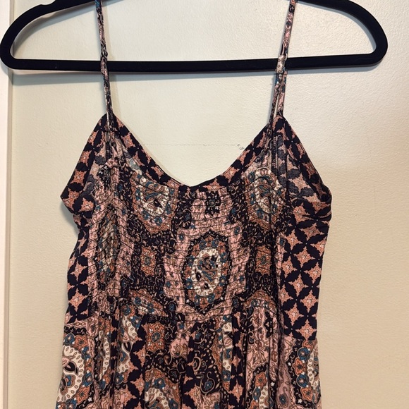Aeropostale Black and Pink Boho paisley Mini Dress medium - boho - Picture 7 of 7